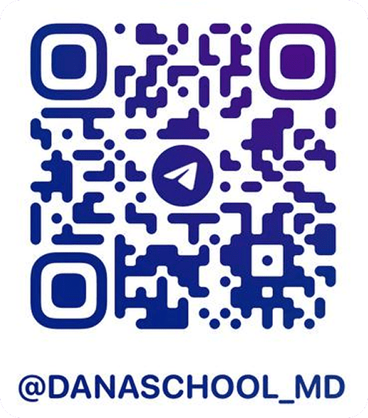 QR-код Telegram Dana School